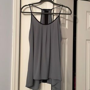 Grey blouse tank